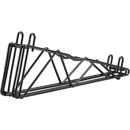 Nexel 18 Double Arm Shelf Bracket Black Epoxy DAB18B